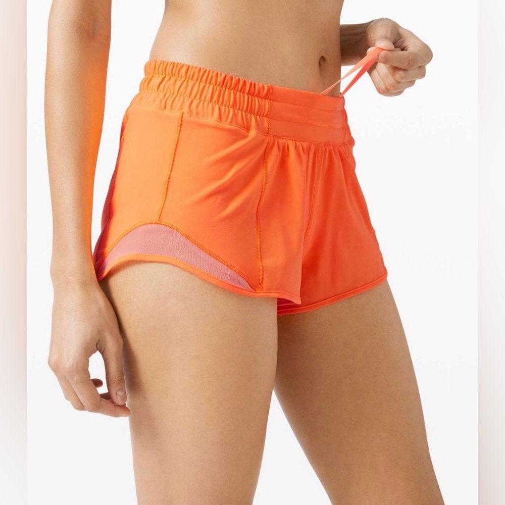 Lululemon | Hotty Hot Short II 2.5" | Highlight Orange | Women’s Size 12